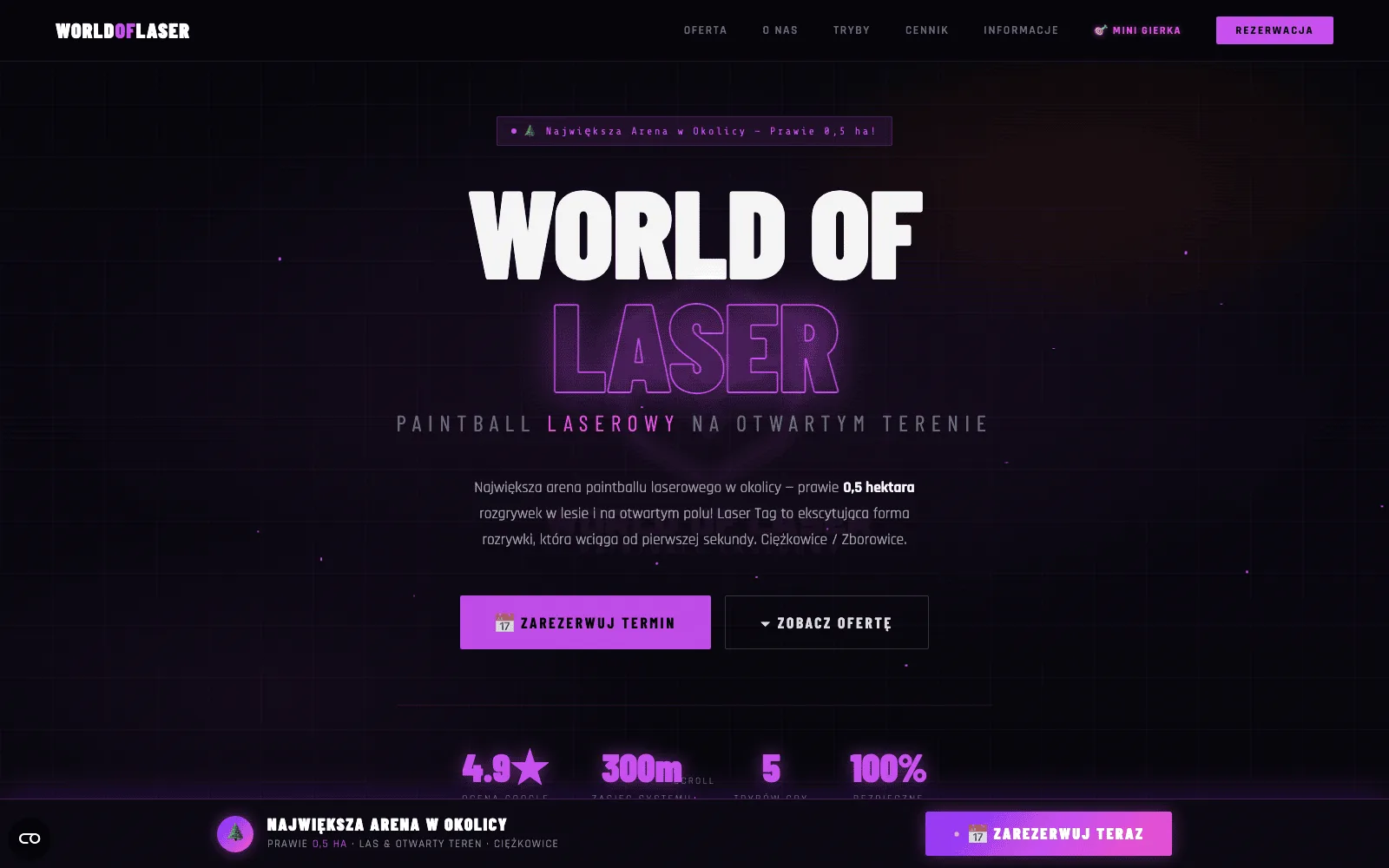 World of Laser — Arena Laser Tag
